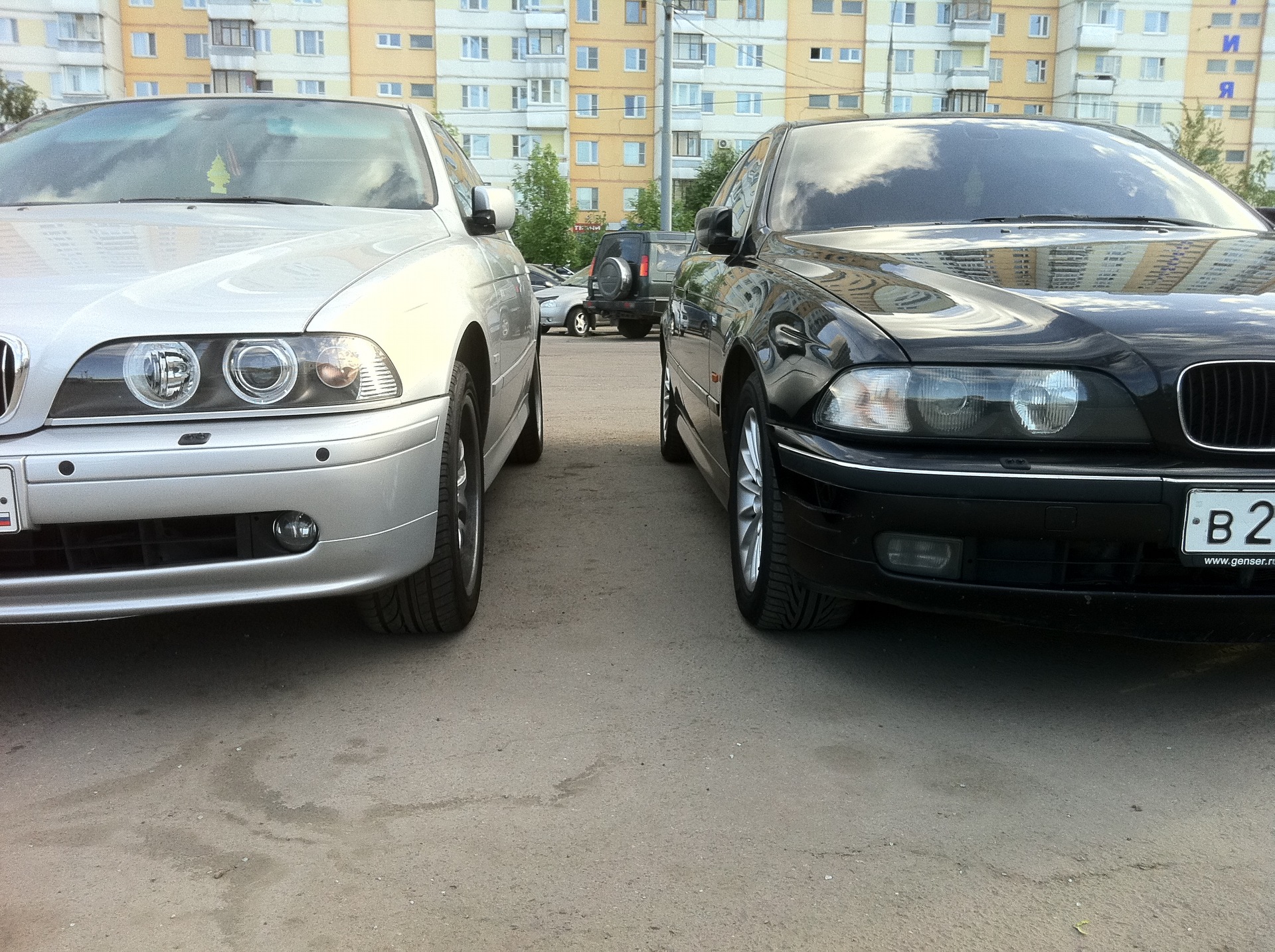 Передние проставки. — BMW 5 series (E39), 3 л, 2002 года | просто так |  DRIVE2