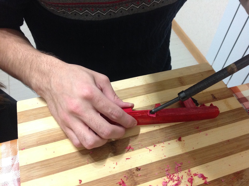 "Зажигаем" катафоты в заднем бампере — Honda Accord (8G), 2,4 л, 2012 ...