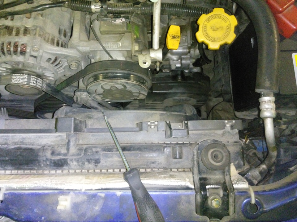 О наболевшем: жуткий свист из под капота. — Subaru Forester (SG), 2 л ...