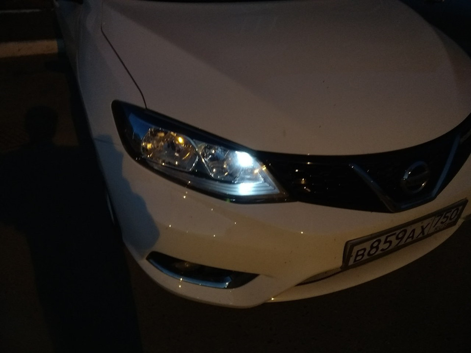 13. Диодизация автомобиля — Nissan Tiida (2G), 1,6 л, 2015 года ...
