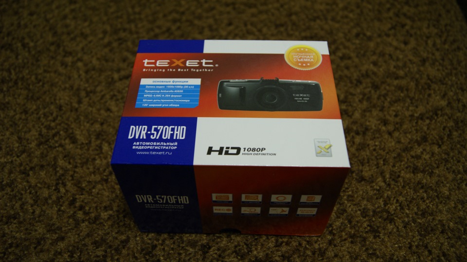 Видеорегистратор teXet DVR-570FHD — Chevrolet Niva, 1,7 л, 2012 года ...