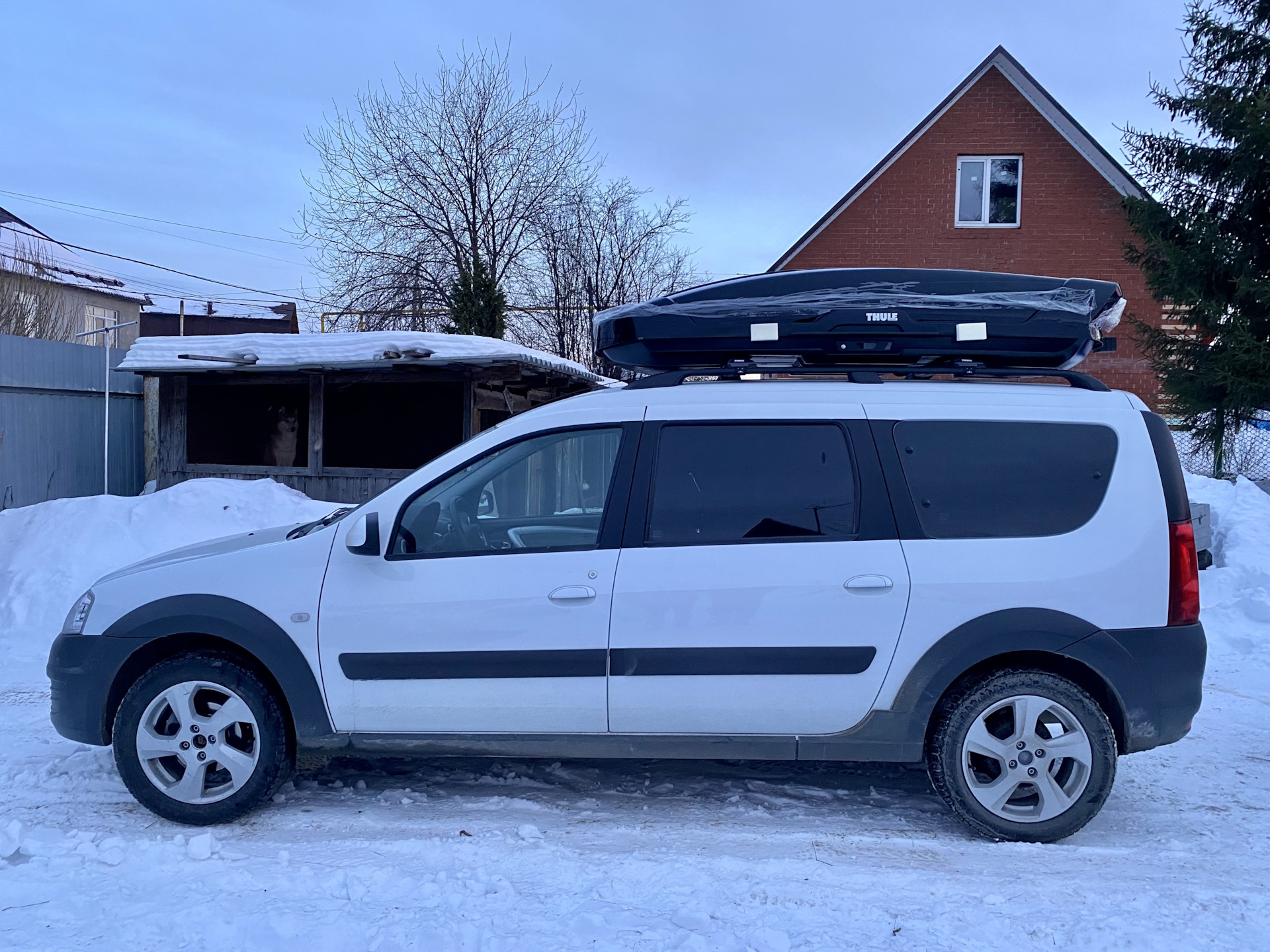 Thule Motion XT XL кепка для Ларгуса — Lada Largus Cross, 1,6 л, 2019 ...