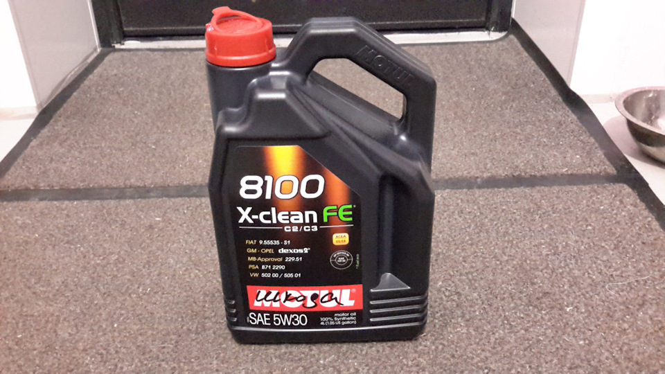 Промывка масленной системы и переход на масло Мотюль FE 8100/ 5 -30 ...