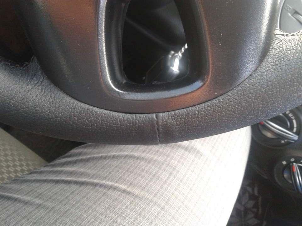 Руль в кожу — KIA Rio (2G), 1,4 л, 2011 года | другое | DRIVE2