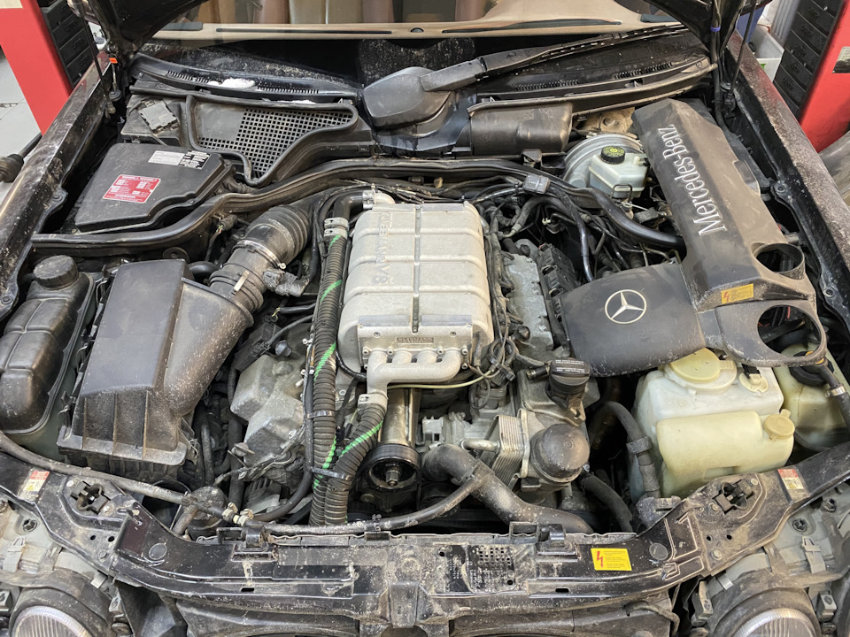 Под капотом — Mercedes-Benz E 55 AMG (W210), 5,4 л, 2000 года ...