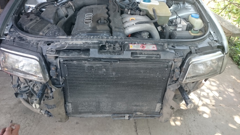 замена подшипника вискомуфты — Audi A4 (B5), 1,8 л, 1996 года | своими ...