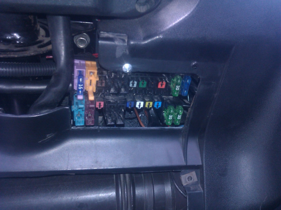 Разгрузка штатной электрики — Москвич 2141, 1,8 л, 1990 года ...