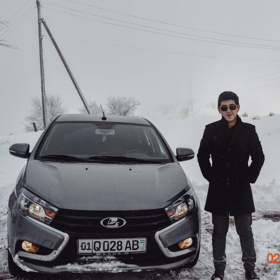 Всем привет! Поездка в горы по снегу)) — Lada Vesta, 1,8 л, 2016 года ...