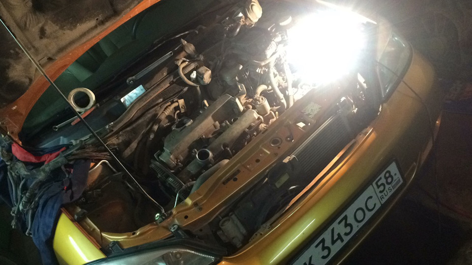 Погнуло клапана) Страшный сон Опелевода) — Opel Astra G Coupe, 1,8 л ...