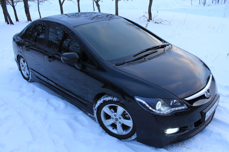 Полировка honda civic 4d