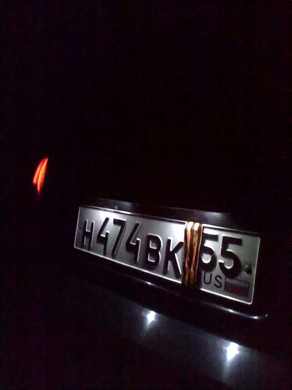 Подсветка номера:) — Lada Приора седан, 1,6 л, 2008 года | стайлинг ...