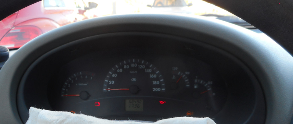 Замена ламп приборной панели — LADA Калина седан, 1,6 л., 2008 года ...