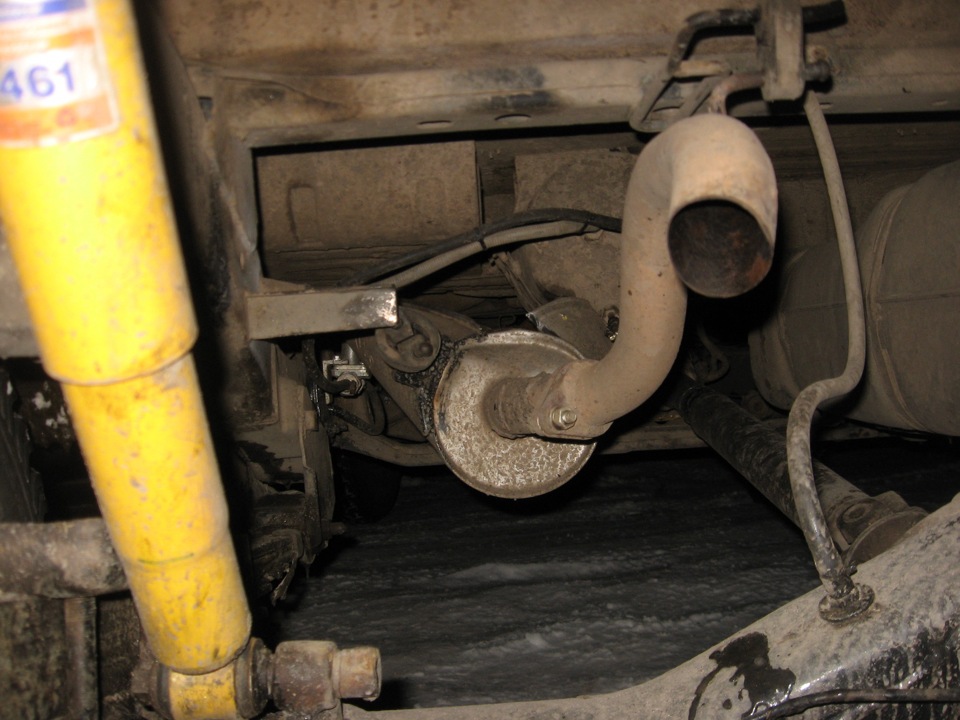 разорвало в клочья глушитель от УАЗ — Great Wall Sailor, 2,2 л, 2008 ...