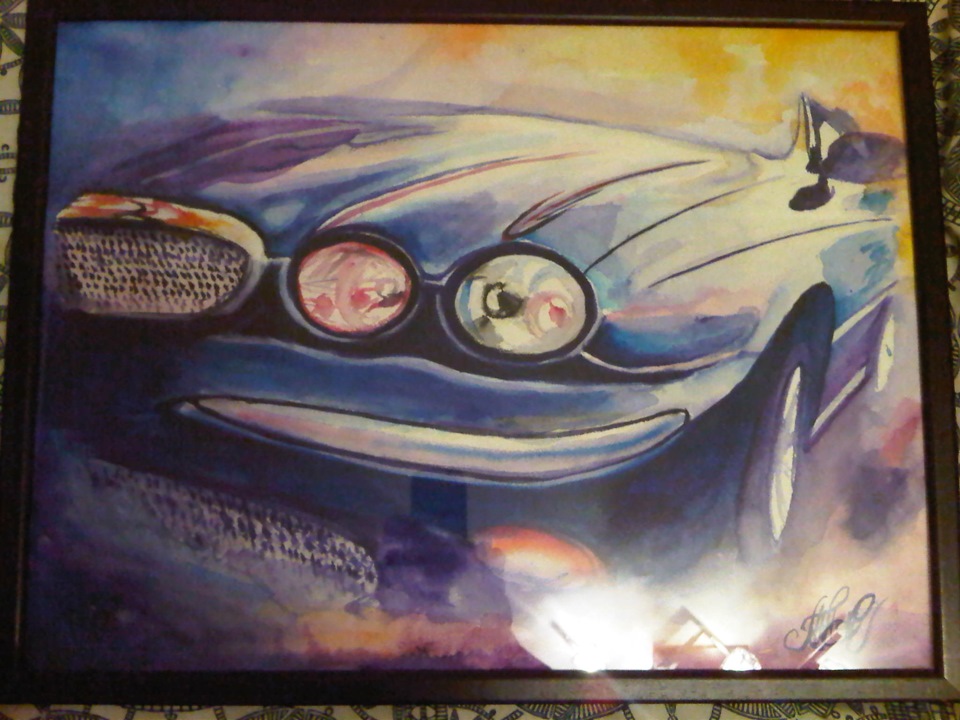 Картина с котом — Jaguar X-Type, 2,1 л, 2006 года | аксессуары | DRIVE2