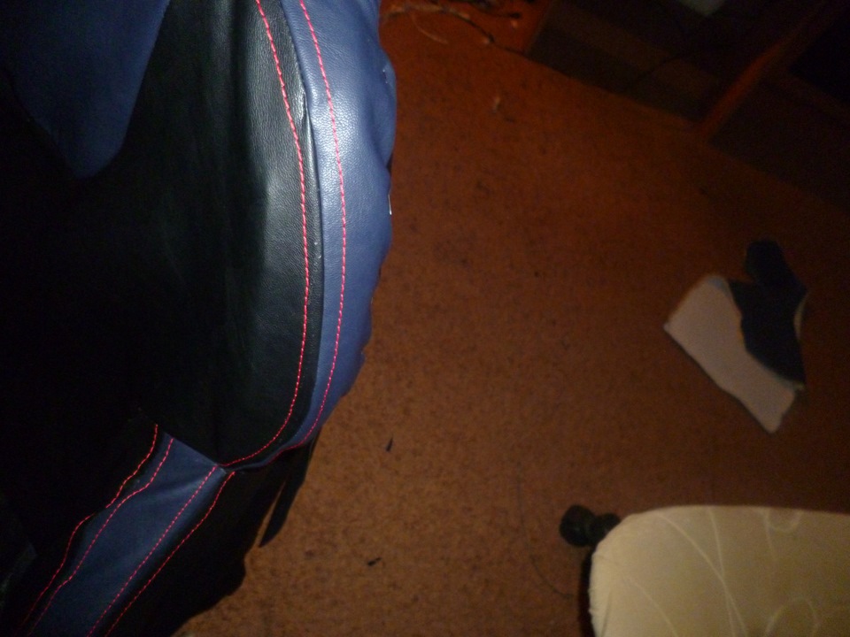 Перетяжка сидений кожзамом (Hand made ) — Lada 21093i, 1,5 л, 2004 года ...