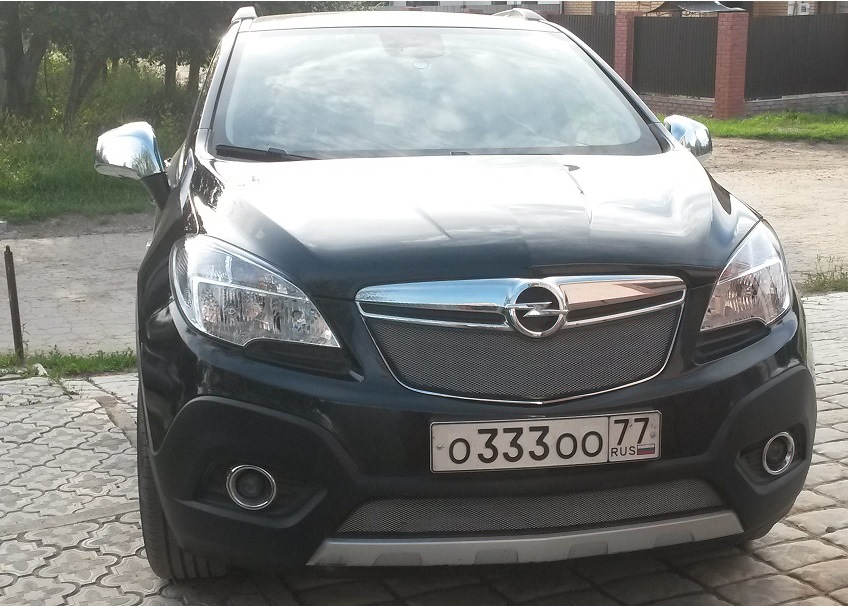 защитная решетка радиатора Мокка — Opel Mokka (1G), 1,8 л, 2014 года ...