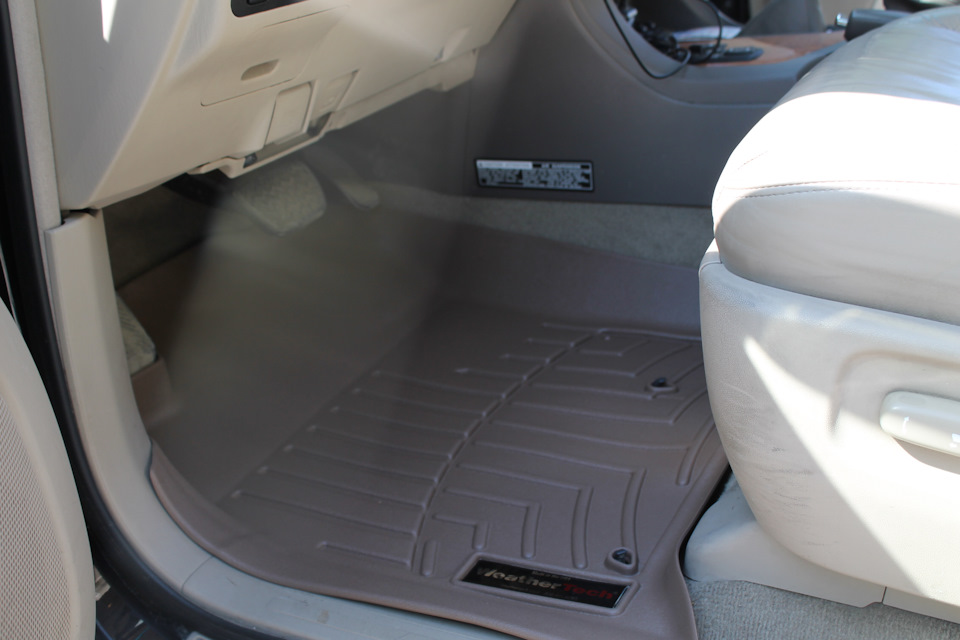 Коврики WeatherTech примерка в LEXUS GX470 — WeatherTech на DRIVE2