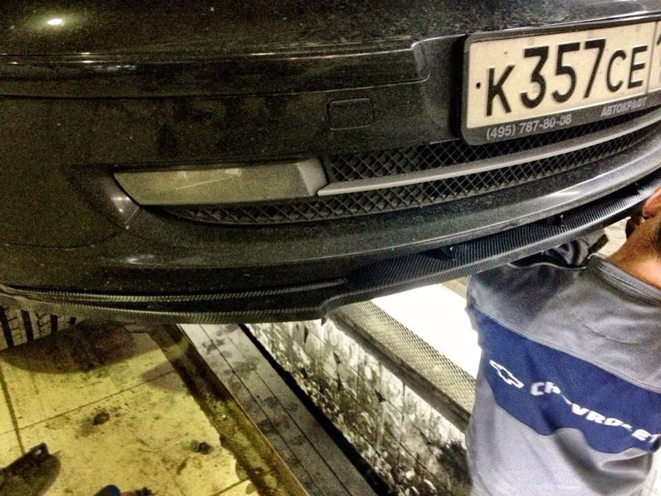 Сплиттер — BMW 1 series (E81/E87), 1,6 л, 2011 года | стайлинг | DRIVE2