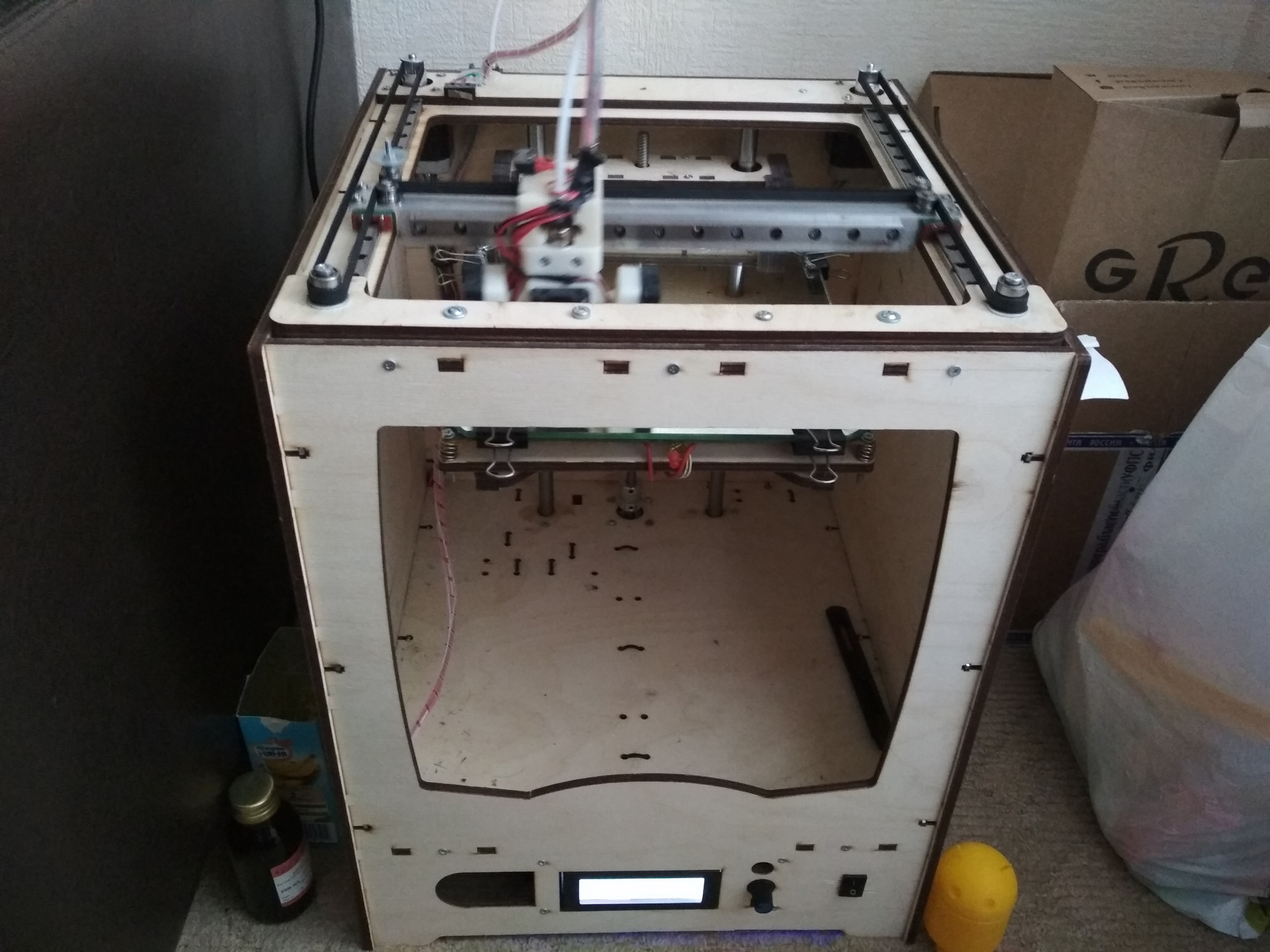 Как собрать 3D-принтер из деталей от струйного печатного устройства?
