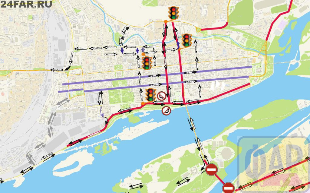 Схема движения автобусов в красноярске режиме реального времени