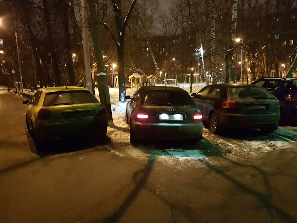Парковка Audi 3-ей серии — Audi A3 (8L)