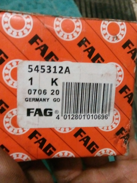 545312A Подшипник ступичный LADA 2108-10 R FAG | Запчасти на DRIVE2