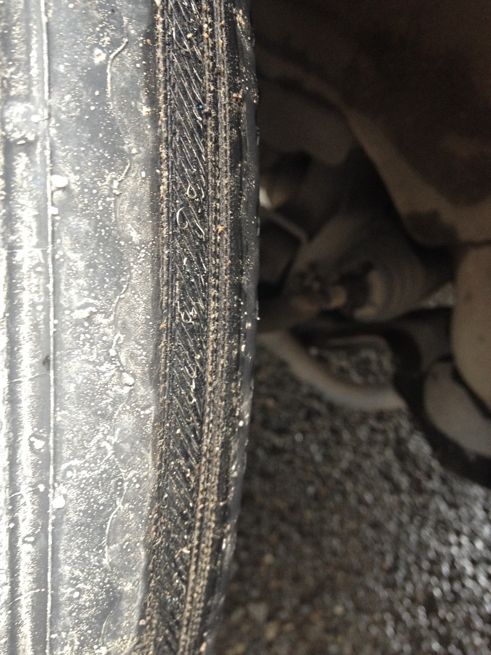 Отрицательное схождение сожрало новую резину;( — Honda Torneo, 2,2 л ...