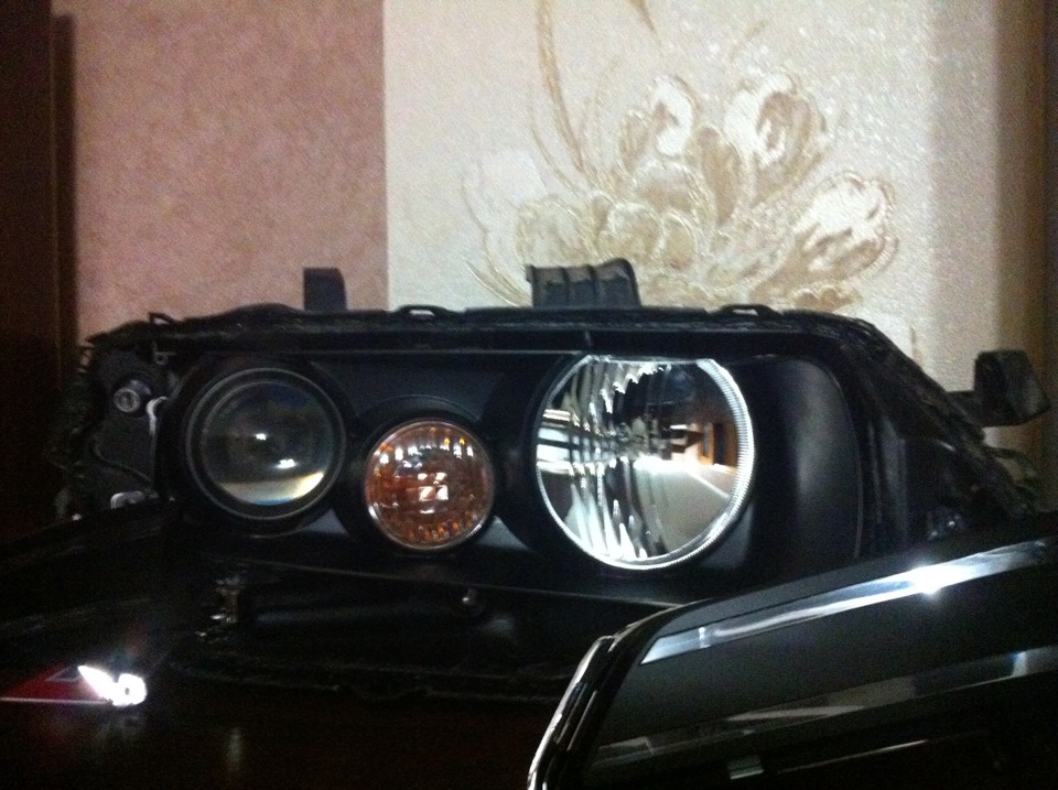 Как покрасить фары в черный, если никогда это не делал ? ч.1 — Honda ...