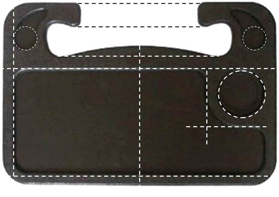 Столик на руль автомобиля своими руками чертеж с размерами