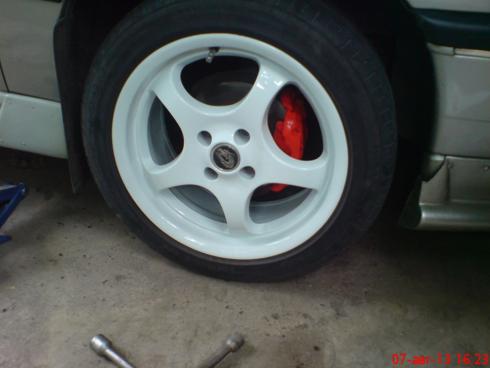 №8 Суппорта в красный — Opel Vectra A, 1,6 л, 1990 года | просто так ...