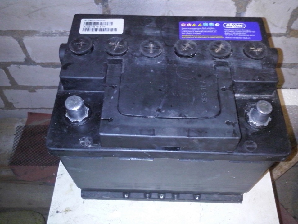 И снова про аккумулятор. — Lada Калина 2 универсал, 1,6 л, 2015 года ...