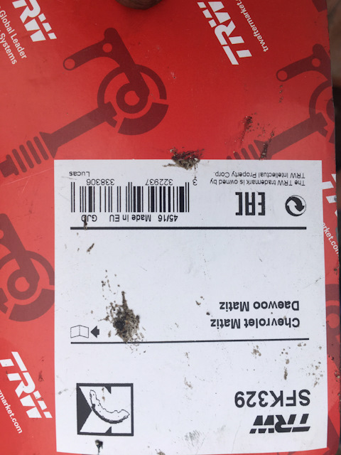 SFK329 Монтажный комплект тормозных колодок для CHEVROLET, DAEWOO TRW ...