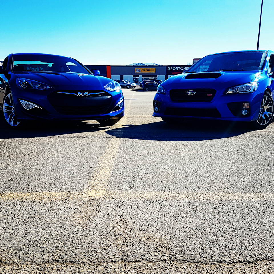 4. Subaru WRX STI VS Hyundai Genesis Coupe 3.8 — Subaru WRX STI (VA), 2,5  л, 2014 года | покатушки | DRIVE2