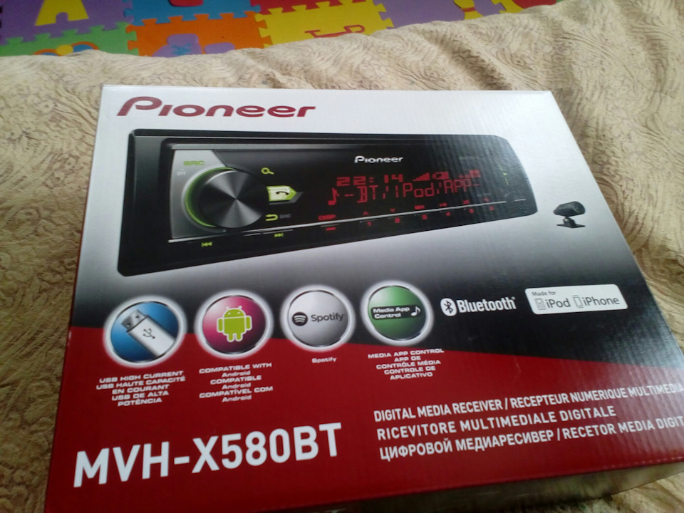 pioneer mvh x580bt схема