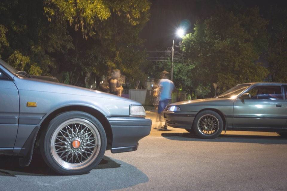 Ночная фотосессия от собрата TYKON — Mazda 626 III (GD), 2 л, 1992 года ...