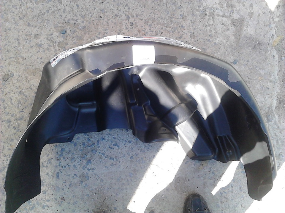 Вопрос по подкрылкам (временная) — Renault Logan (1G), 1,6 л, 2007 года ...