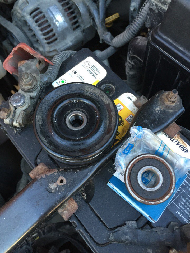 Подшипник ролика натяжителя кондиционера — Toyota Chaser (100), 2 л ...