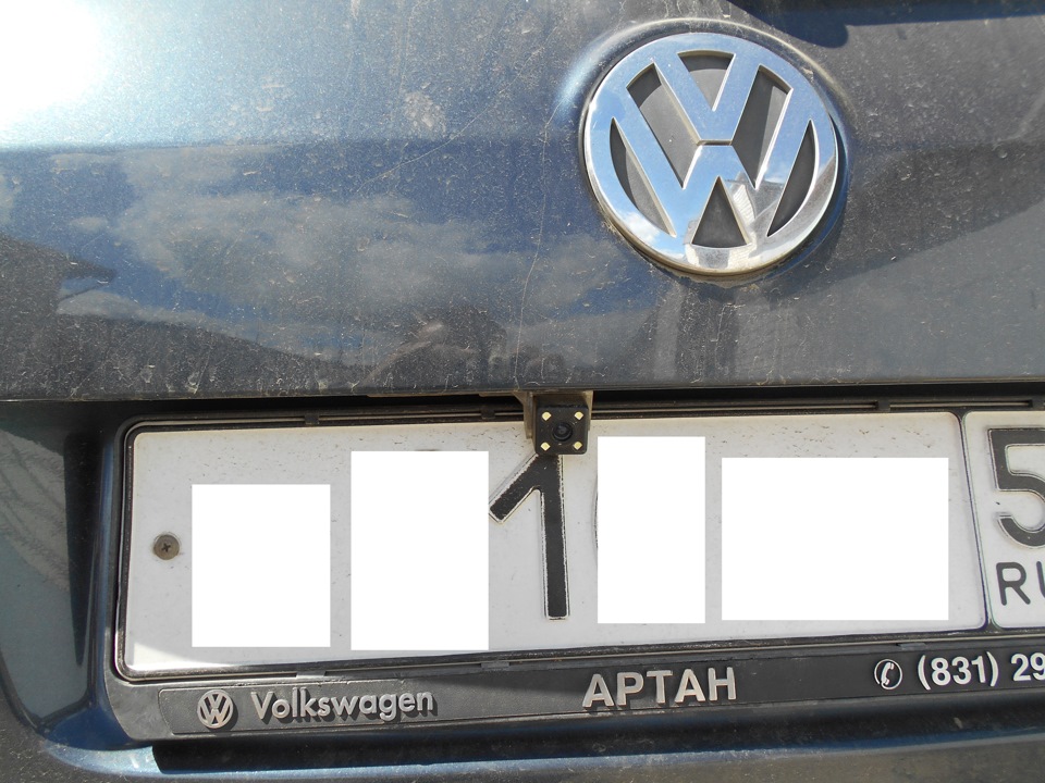 камера заднего вида — Volkswagen Golf Plus