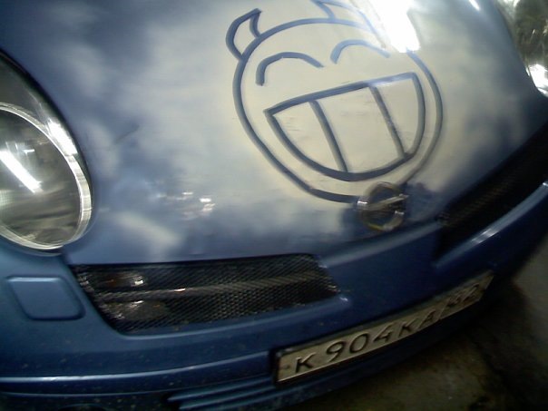 Бедная моя микруша. — Nissan Micra (K12), 1,2 л, 2006 года | прикол ...