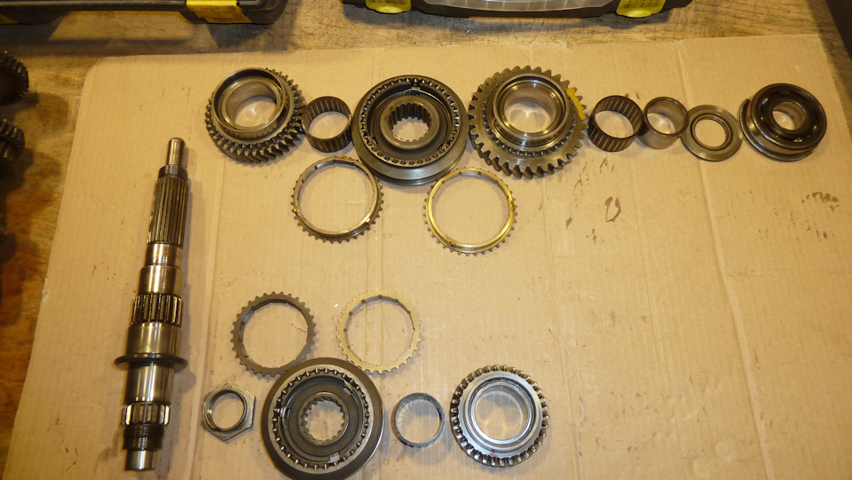 МКПП w126 280se и w123 300D сборка вторичного вала — Mercedes-Benz S ...