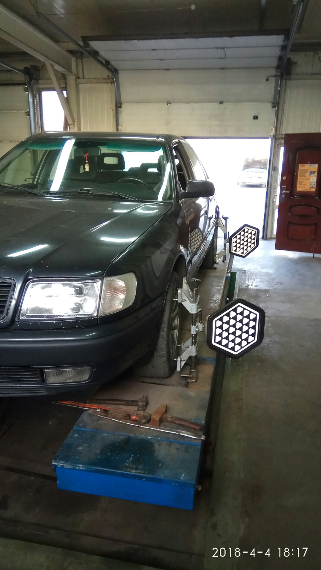 Развал-схождение — Audi 100 (C4), 2,6 л, 1994 года | визит на сервис ...