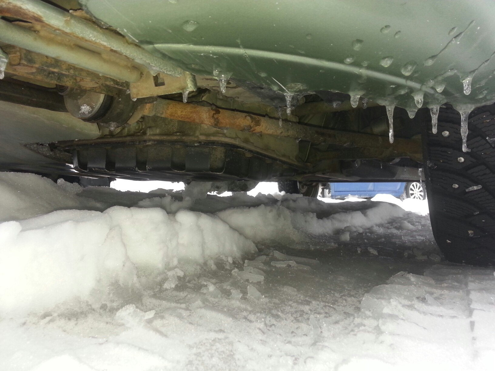 4. Дорожный просвет или занижение нам не товарищ. — Lada Калина хэтчбек ...