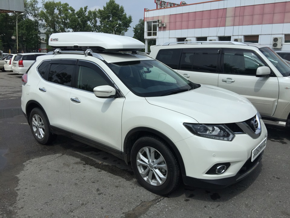Бокс на крышу — Nissan X-Trail III (t32), 2 л, 2014 года | аксессуары ...