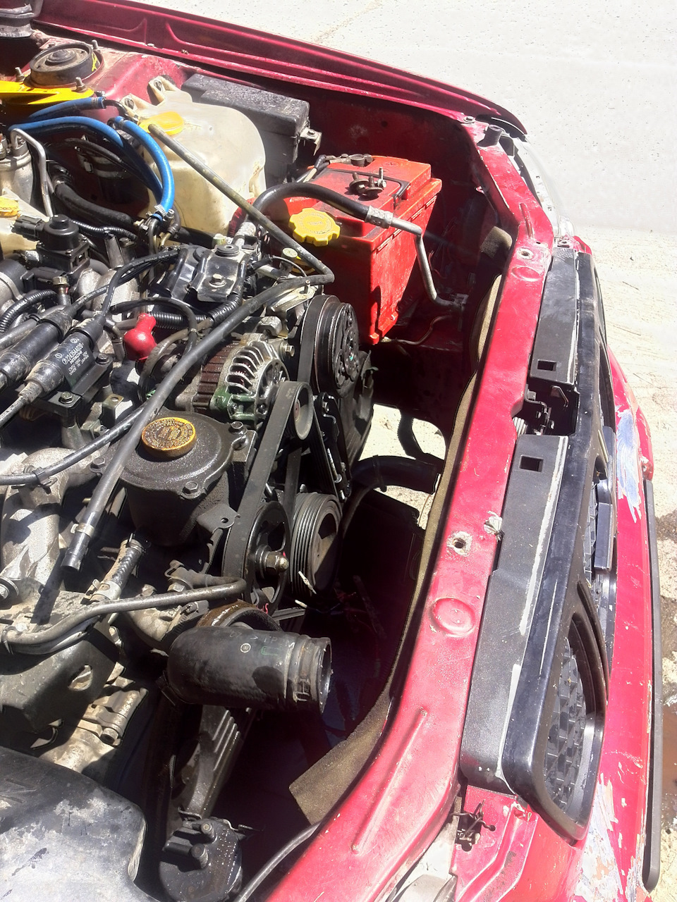 Лопнул радиатор основной. Замена радиатора — Subaru Forester (SF), 2 л ...