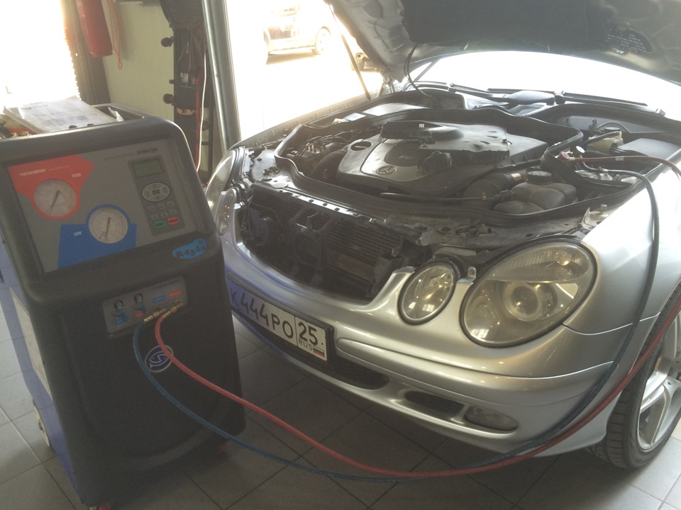 Не дует холодом кондиционер — Mercedes-Benz E-Class (W211), 3,5 л, 2005 ...