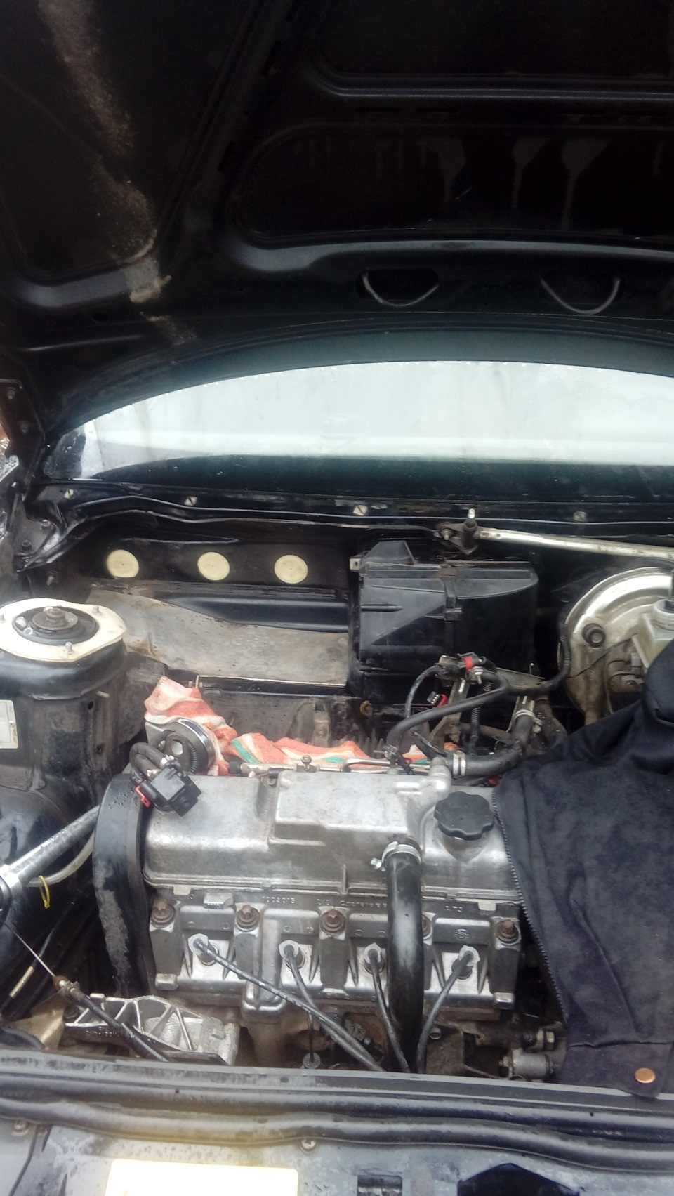 Замена радиатора отопителя и моторедуктора — Lada Приора хэтчбек, 1,6 л ...