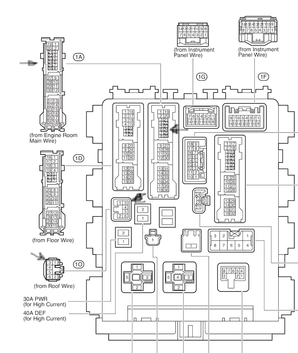 Про подключение зеркала с автозатемнением — Toyota Prius (20), 1,5 л ...