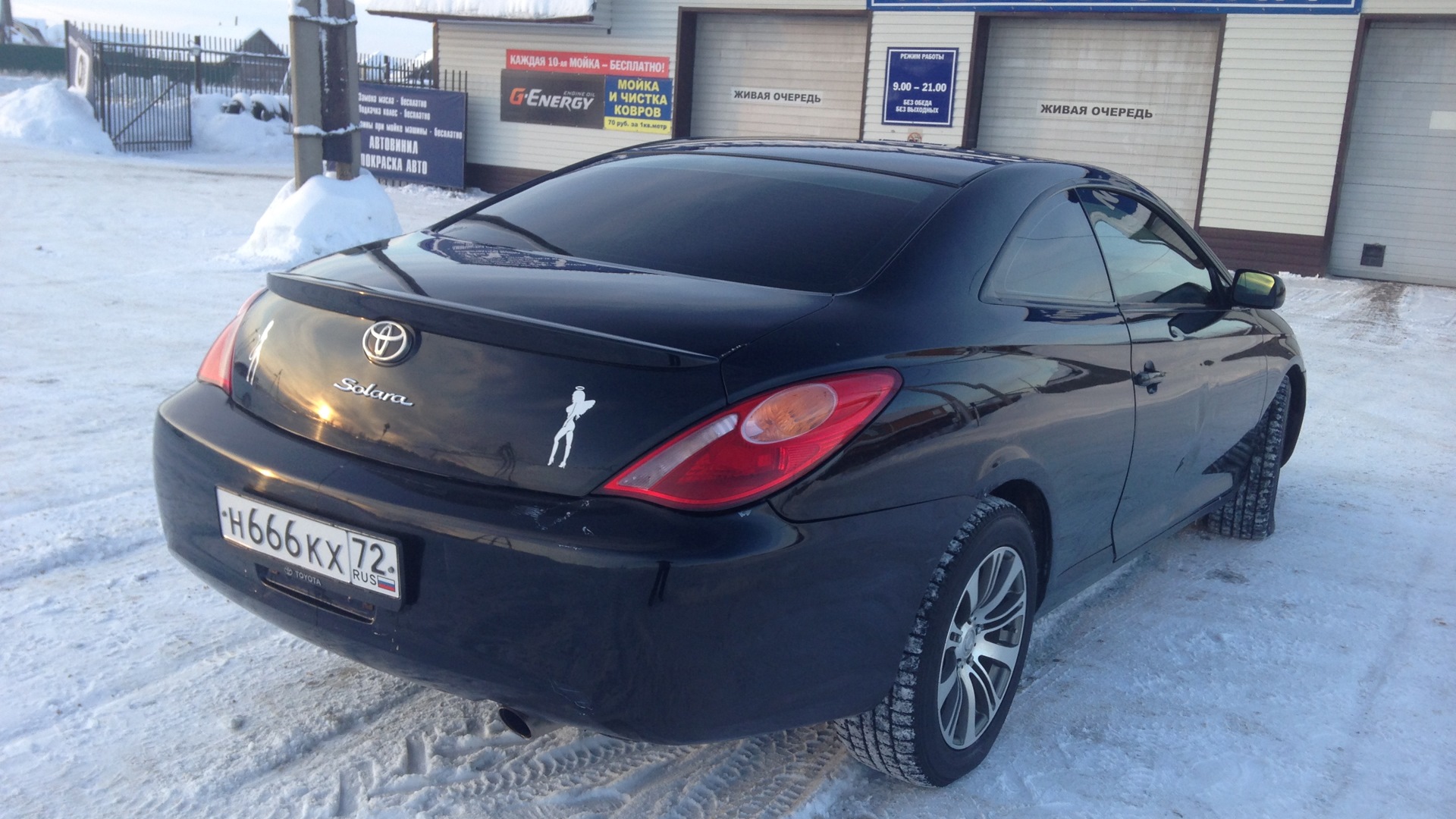 Toyota Camry Solara (II) 3.3 бензиновый 2006 | Чёрная 3,3л на DRIVE2