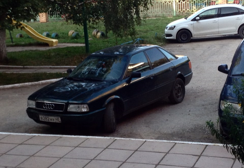 Поставил бампер… — Audi 80 (B3), 1,8 л, 1991 года | кузовной ремонт ...