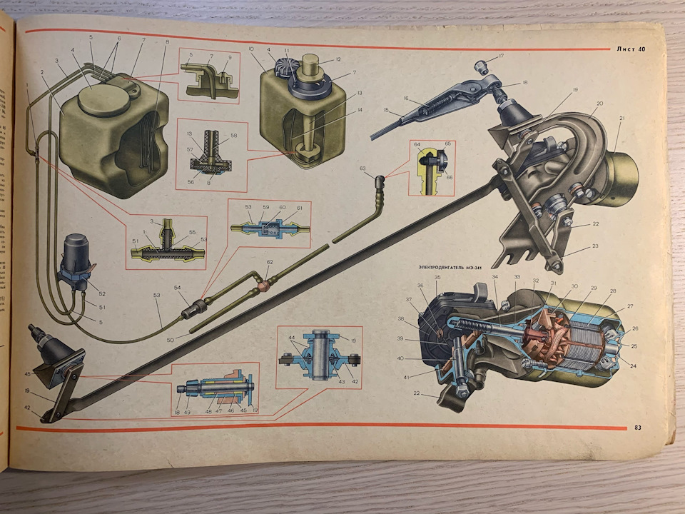 Как на ниве включаются дворники фар на. d2AAAgE8w A 960. Как на ниве включаются дворники фар на фото. Как на ниве включаются дворники фар на-d2AAAgE8w A 960. картинка Как на ниве включаются дворники фар на. картинка d2AAAgE8w A 960. Один из фетишей ранних автомобилей, дворники на фарах. На Ниве они были установлены, но со слов прошлого хозяина не подключены. Оказалось, что моторы запитаны и вращают поводки, но насос омывателя отключен, а трубки сняты. Трубки нашлись, сам насос оказался поломанный, поэтому был приобретен новый. Также в проводке была найдены три клеммы. По электрической схеме удалось понять, что один из проводов должен идти на ЭПХХ, но на карбюраторе отсутствует, а две других как раз и питают мотор омывателя фар. Далее пришлось столкнуться с принципом сифона и законами физики. После остановки работы моторчика — вода продолжала непрерывно сочиться с форсунок на землю. Помогало только вытащить шланг и вставить на место.